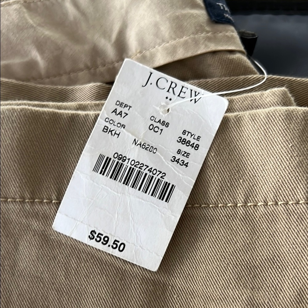 J. Crew Men's Tan Pants 34x34